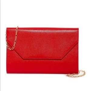 14th & Union Angled Leather Day Clutch